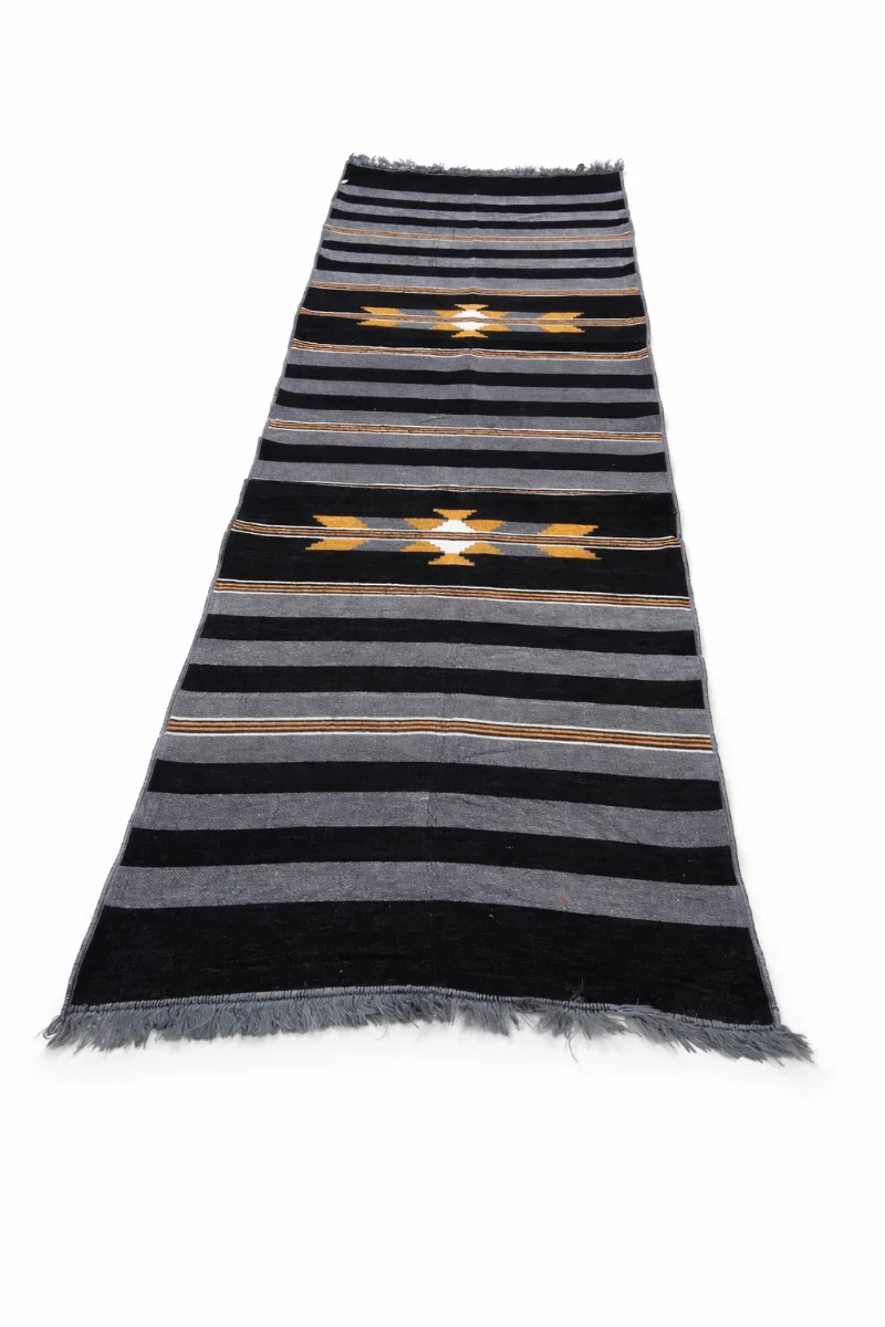 بساط رمادي عسلي وجهين 3×1م