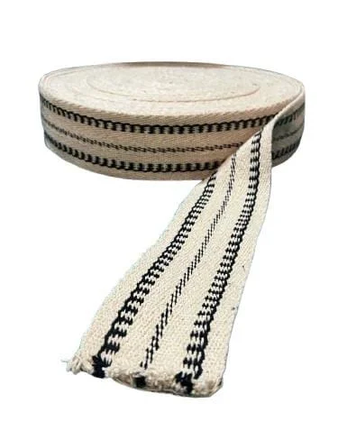 سفايف قطن خط اسود 8.5 سم 
